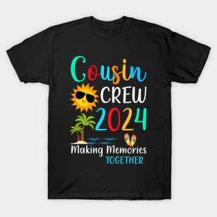 Cousin crew 2024 Summer Vacation Beach Family Trips Matching T-Shirt